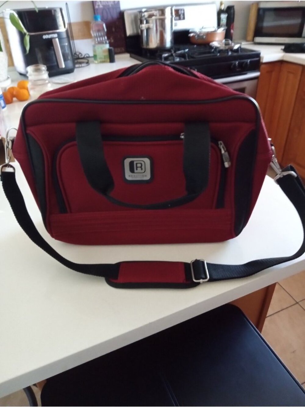 Kenneth Cole Reaction - Red and Black Messenger bag or Briefcase